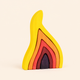 Montessori Special Edition Stacking Puzzle – Flame product photo