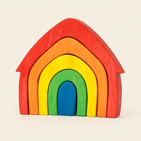 Montessori Special Edition Stacking Puzzle – House product photo