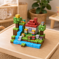 Magnetic Cubes Waterfall Cabin in a bright Montessori playroom