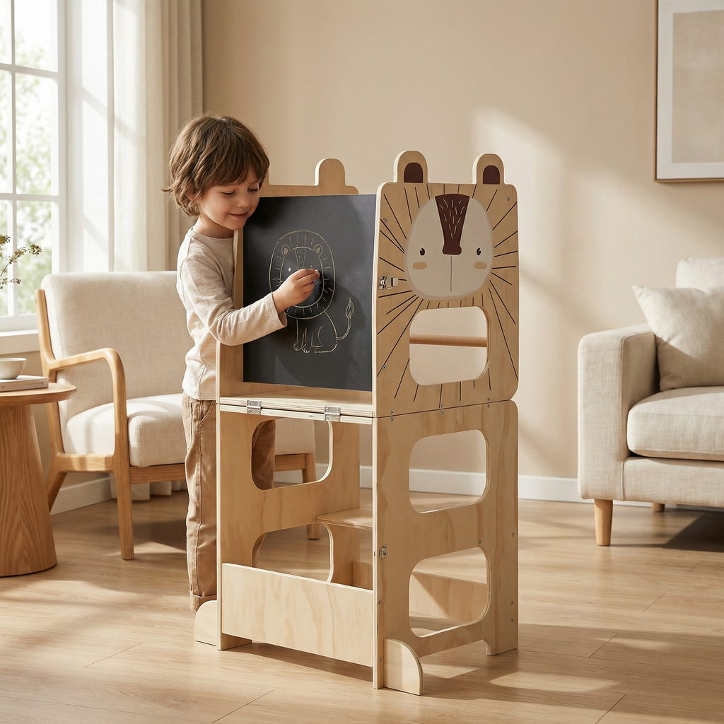 Montessori 3-in-1 Learning Tower L'atelier Montessori