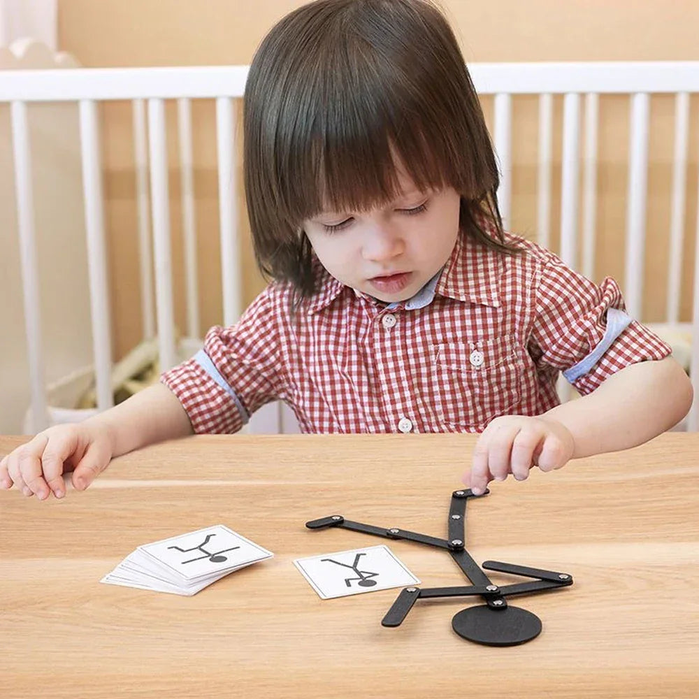 Montessori Articulated Wooden Figure L'atelier Montessori
