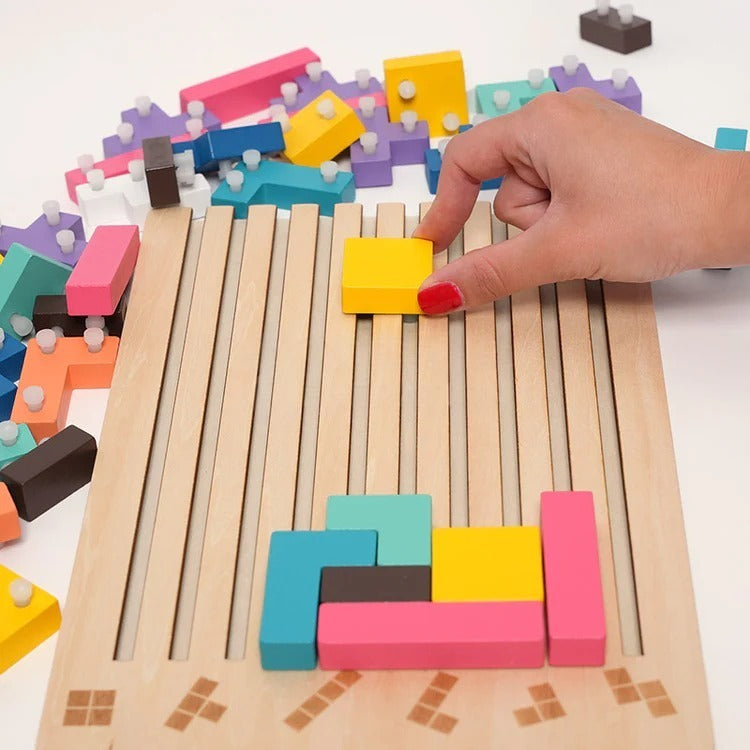 Montessori Brain Blocks L'atelier Montessori
