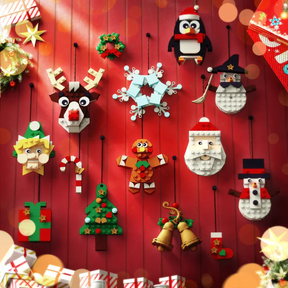 Montessori Christmas Construction Game L'atelier Montessori