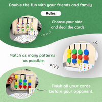 Montessori Double-Sided Matching Game L'atelier Montessori