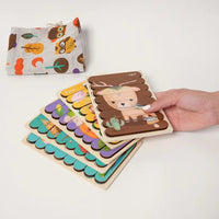 Montessori Double-Sided Puzzles L'atelier Montessori