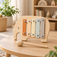 Montessori Elephant Wooden Xylophone