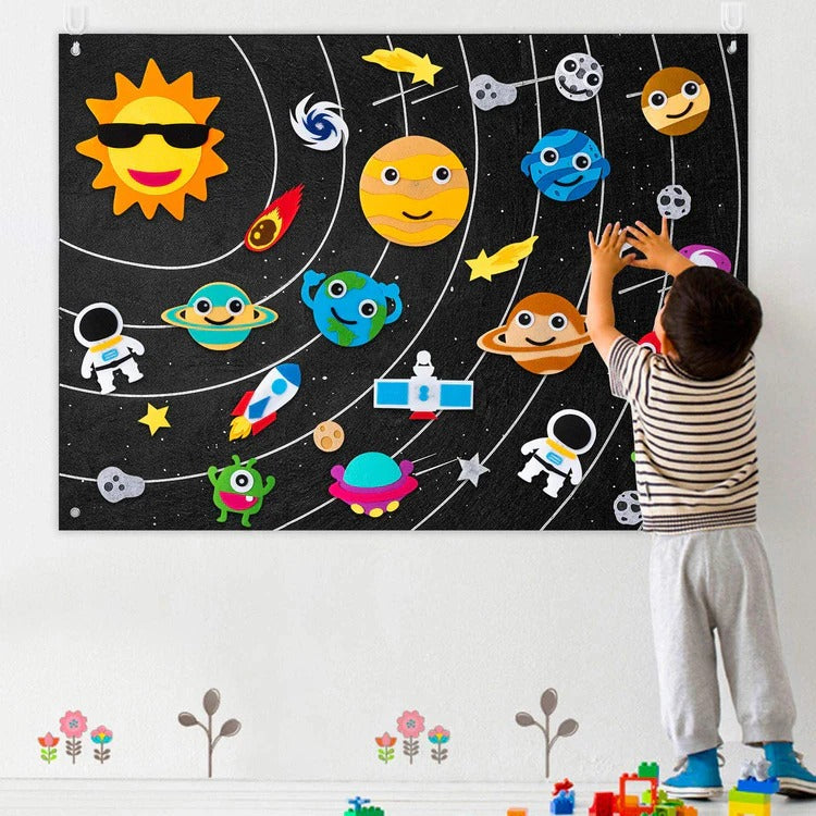 Montessori Felt Learning Busy Board L'atelier Montessori
