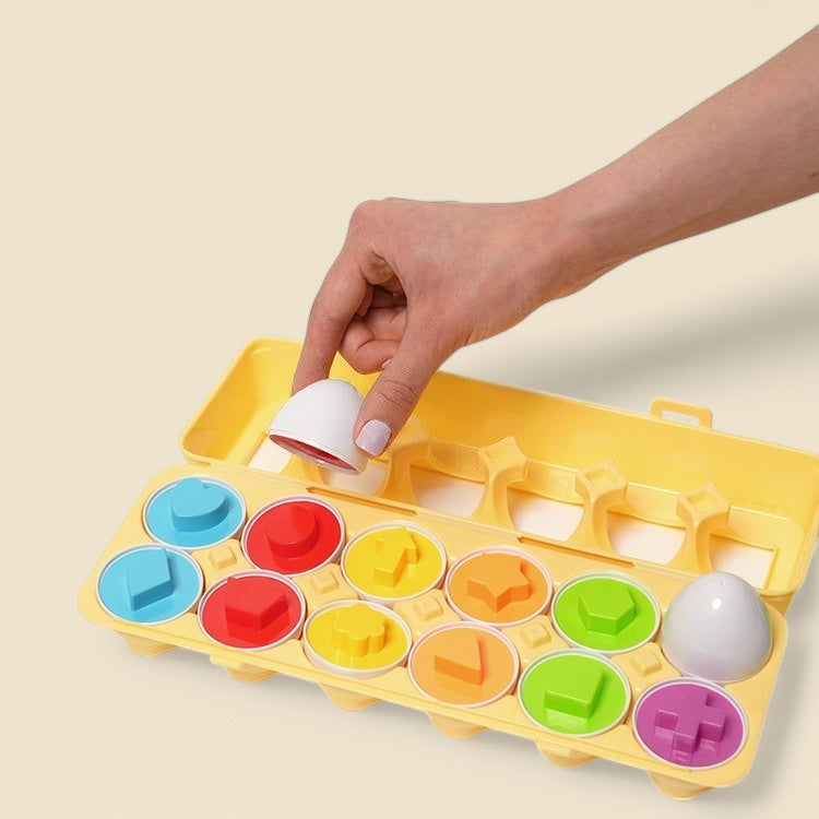 Montessori Geometric Eggs L'atelier Montessori Image