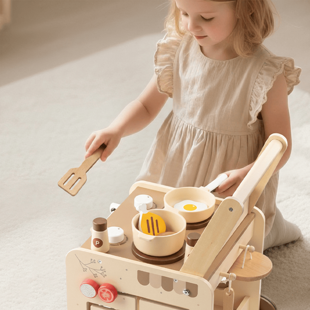 Montessori Kitchen Cart L'atelier Montessori
