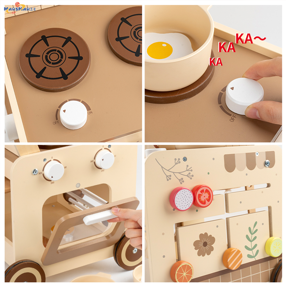 Montessori Kitchen Cart L'atelier Montessori