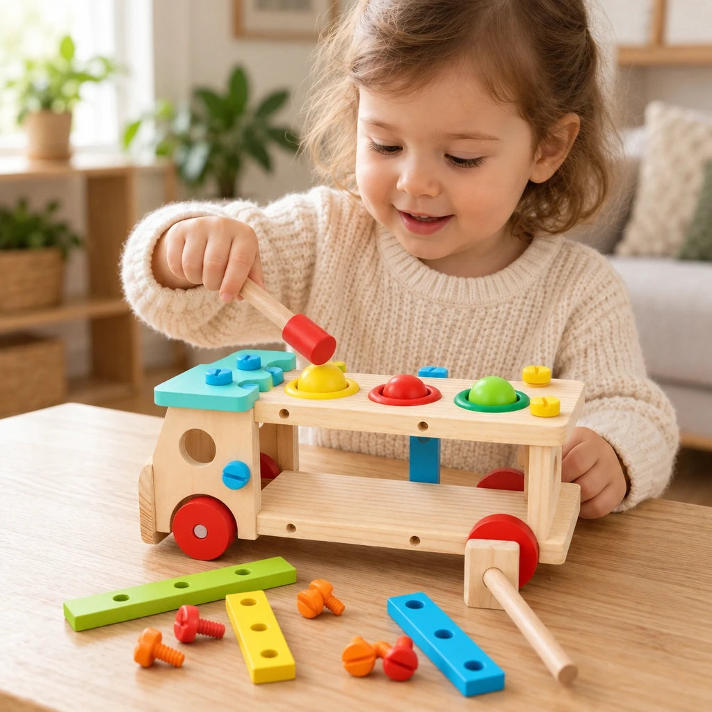 Montessori Multifunction Workbench Truck