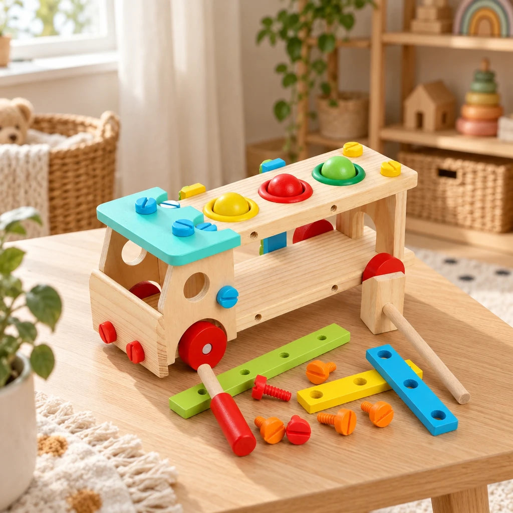 Montessori Multifunction Workbench Truck