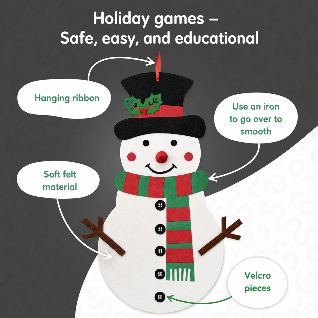 Montessori Snowman L'atelier Montessori