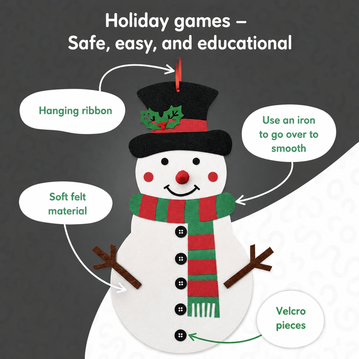 Montessori Snowman L'atelier Montessori