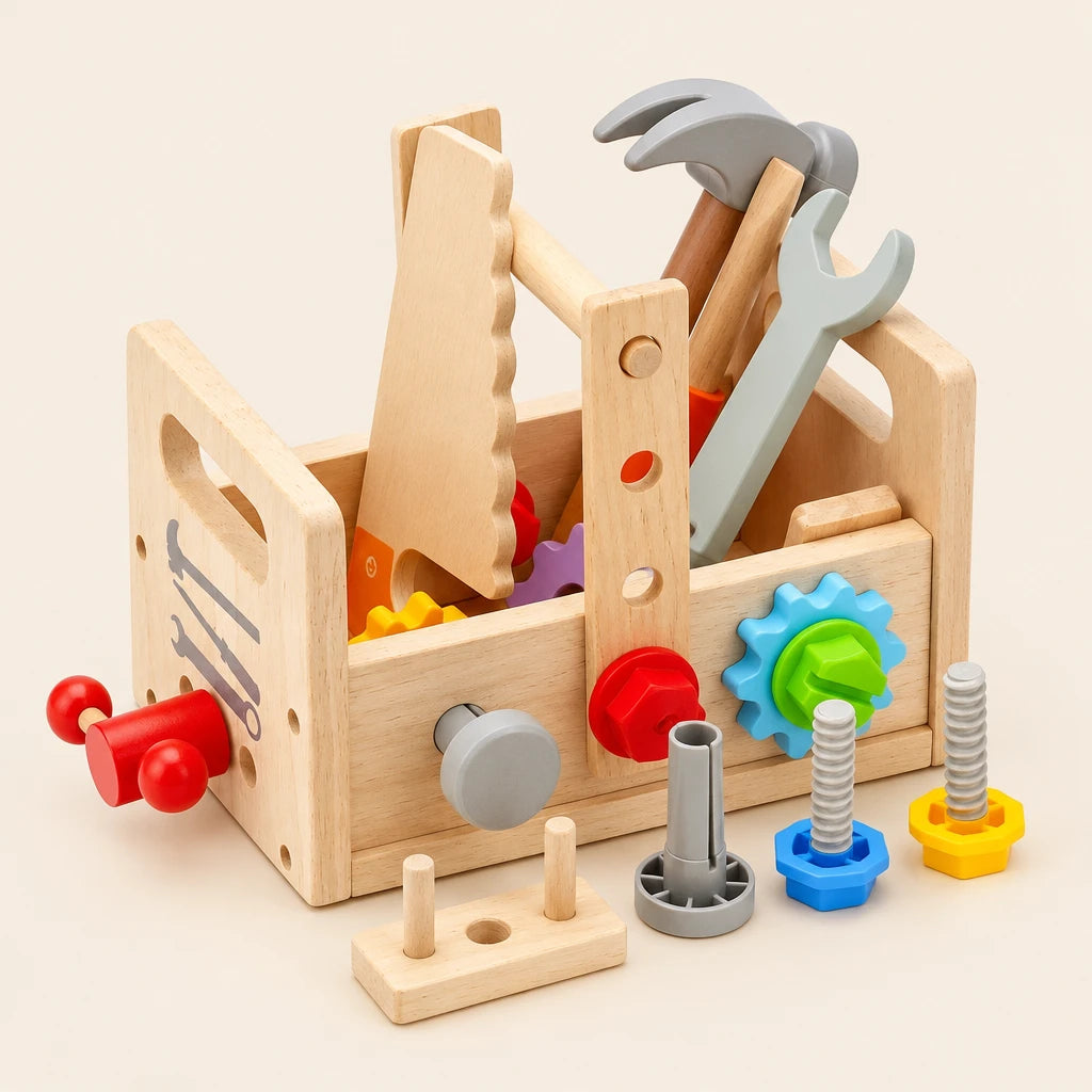 Montessori Toddler Wooden Tool Set