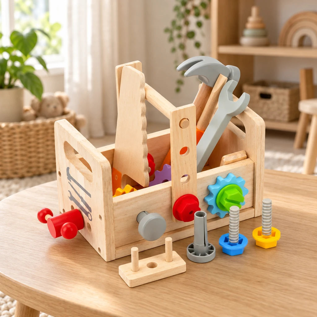 Montessori Toddler Wooden Tool Set