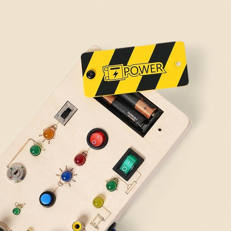 Montessori Toggle & Switch Busy Board L'atelier Montessori