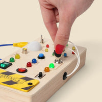 Montessori Toggle & Switch Busy Board L'atelier Montessori