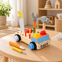 Montessori Tool Truck Building Set