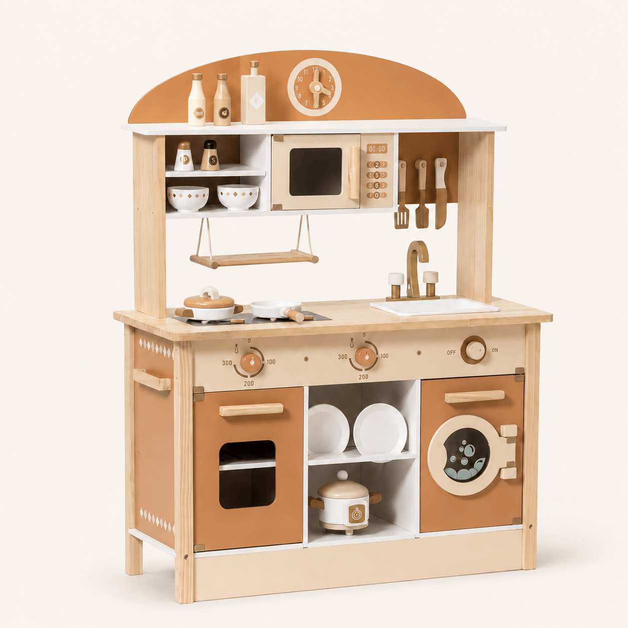 Montessori Wooden Play Kitchen Set for Kids Montessori & Toys