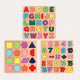 Montessori Wooden Puzzle - Letters, Numbers and Shapes L'atelier Montessori