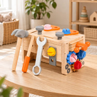 Montessori Wooden Tool Building Kit