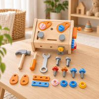 Montessori Wooden Tool Building Kit