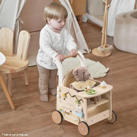 Wooden Baby Walker Push Toy Learning to Walk Montessori & Toys