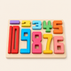 Montessori Wooden Number Puzzle 0-9 product photo on a cream background